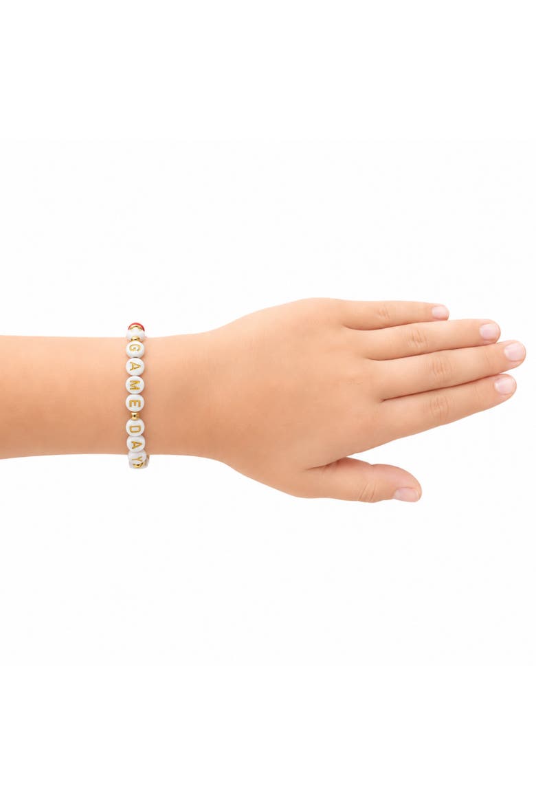 Game Day Bracelet, Alternate, color, Red/White
