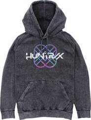 KPop Demon Hunters Mens KPop Demon Hunters Huntrix Holographic Logo Lightweight Hoodie