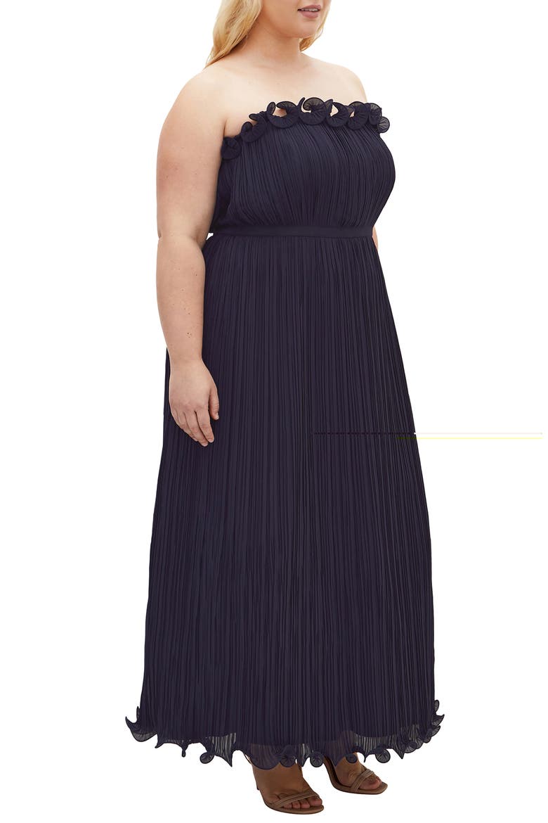 Opulent Maxi Dress, Alternate, color, MIDNIGHT
