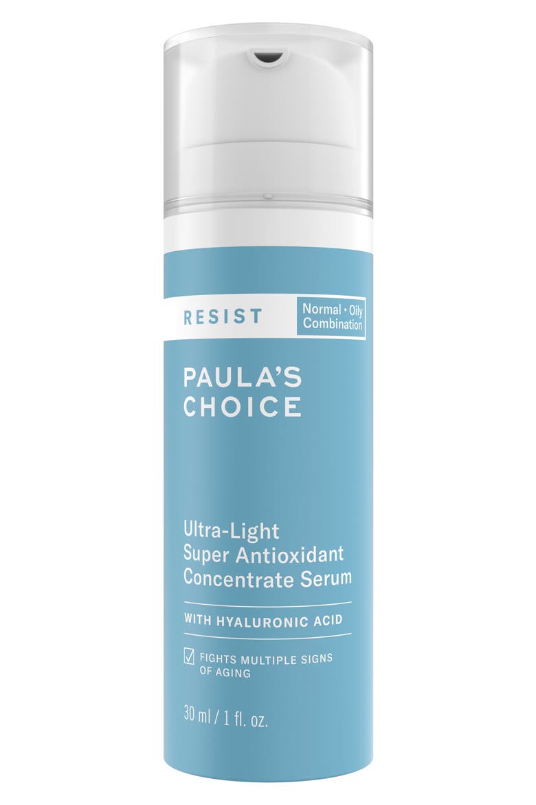 Resist Ultra-Light Antioxidant Concentrate Serum with Hyaluronic Acid, Main, color, NO COLOR