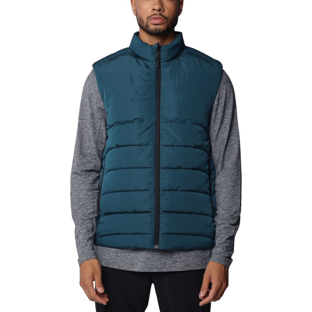 Reflo Flint Reversible Recycled & Recyclable Vest in Warm Green  product