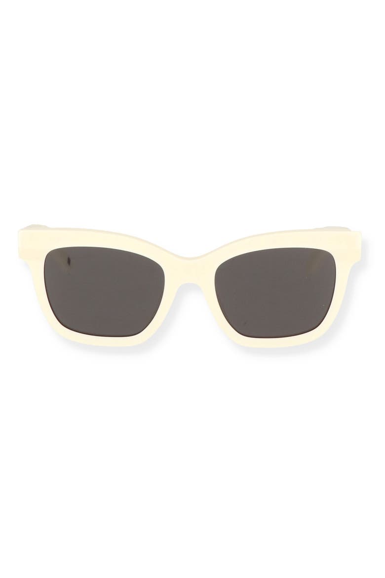 Lincoln Square Sunglasses, Main, color, WHITE DARK GREY