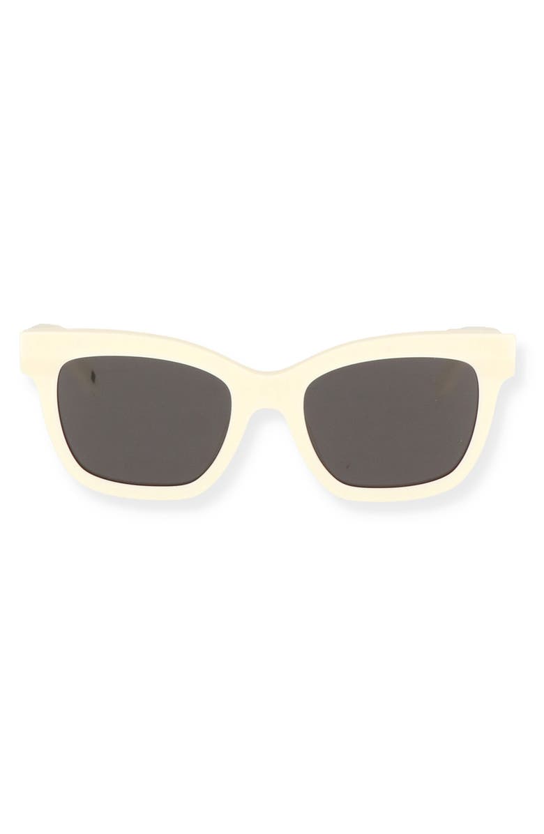 Off-White Lincoln Square Sunglasses, Main, color, White Dark Grey