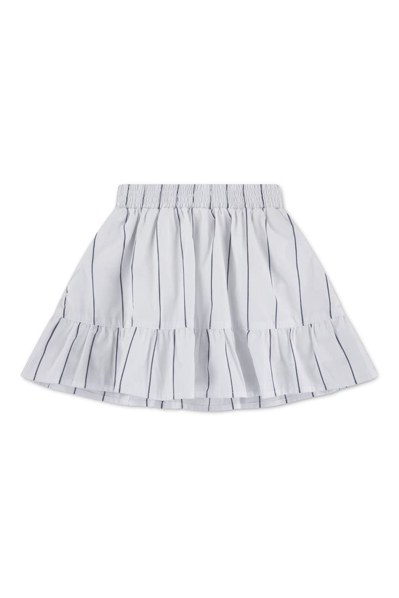 Kids' Tiered Bubble Skort, Main, color, BRIGHT WHITE