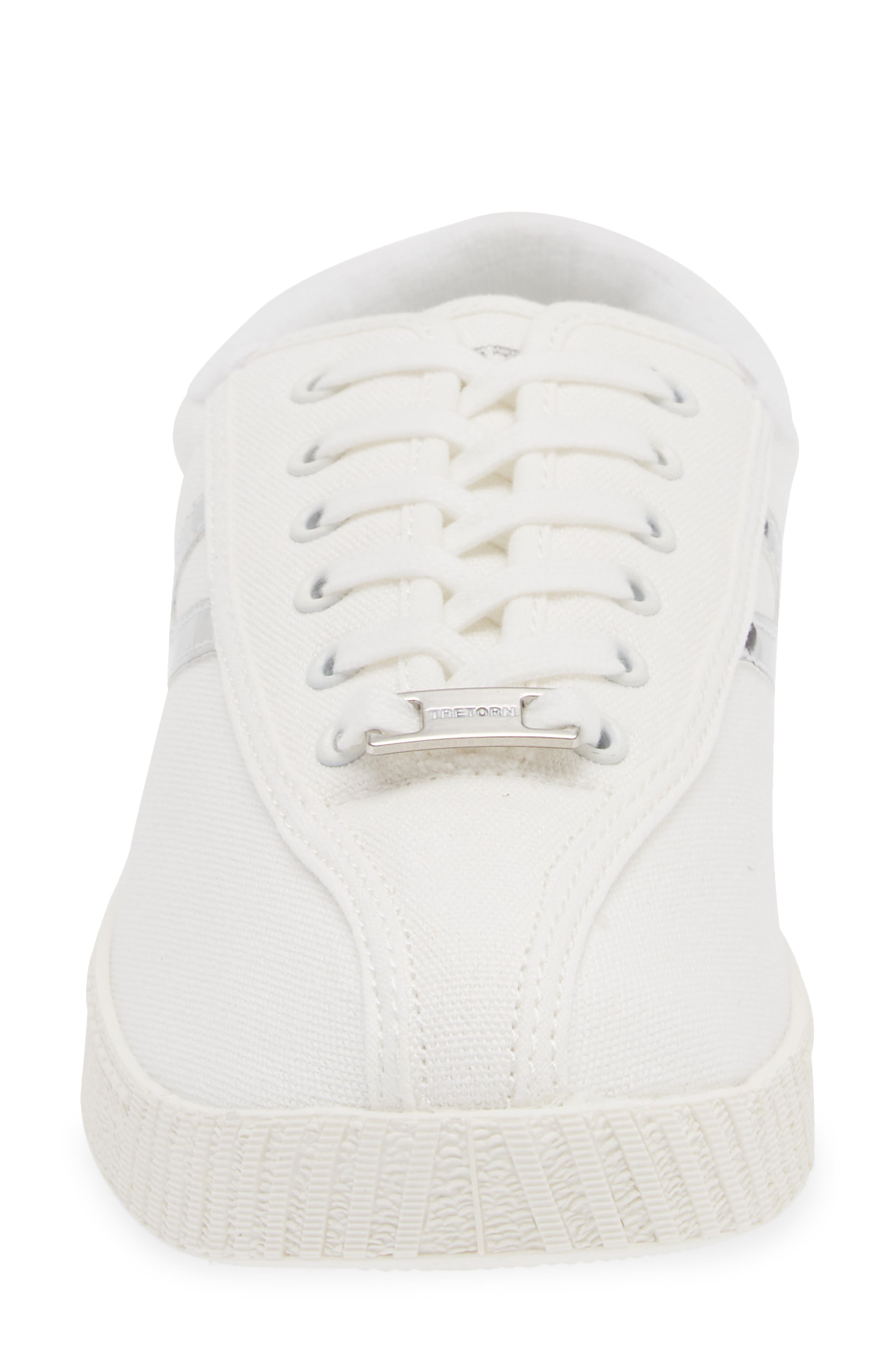 Nylite Sneaker, Alternate, color, WHITE/SILVER