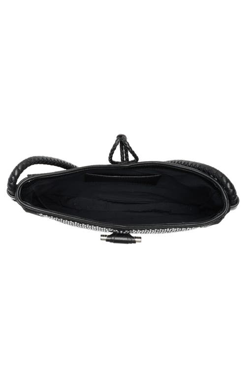 Isabel Marant Vigo Studded Suede Shoulder Bag In Black