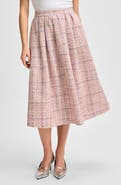 Isaac Mizrahi New York Tweed Midi Skirt