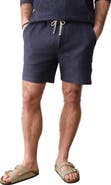 Marine Layer Portola Beach 6-Inch Organic Cotton Twill Drawstring Shorts