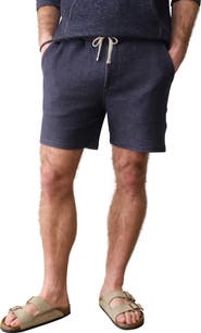 Marine Layer Portola Beach 6-Inch Organic Cotton Twill Drawstring Shorts
