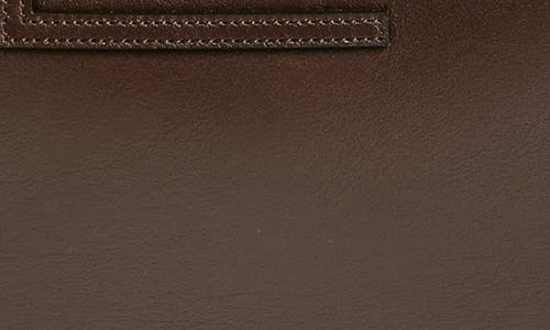 Etro Brown Leather Bag With Embroidered Logo In M0019 Brown 2