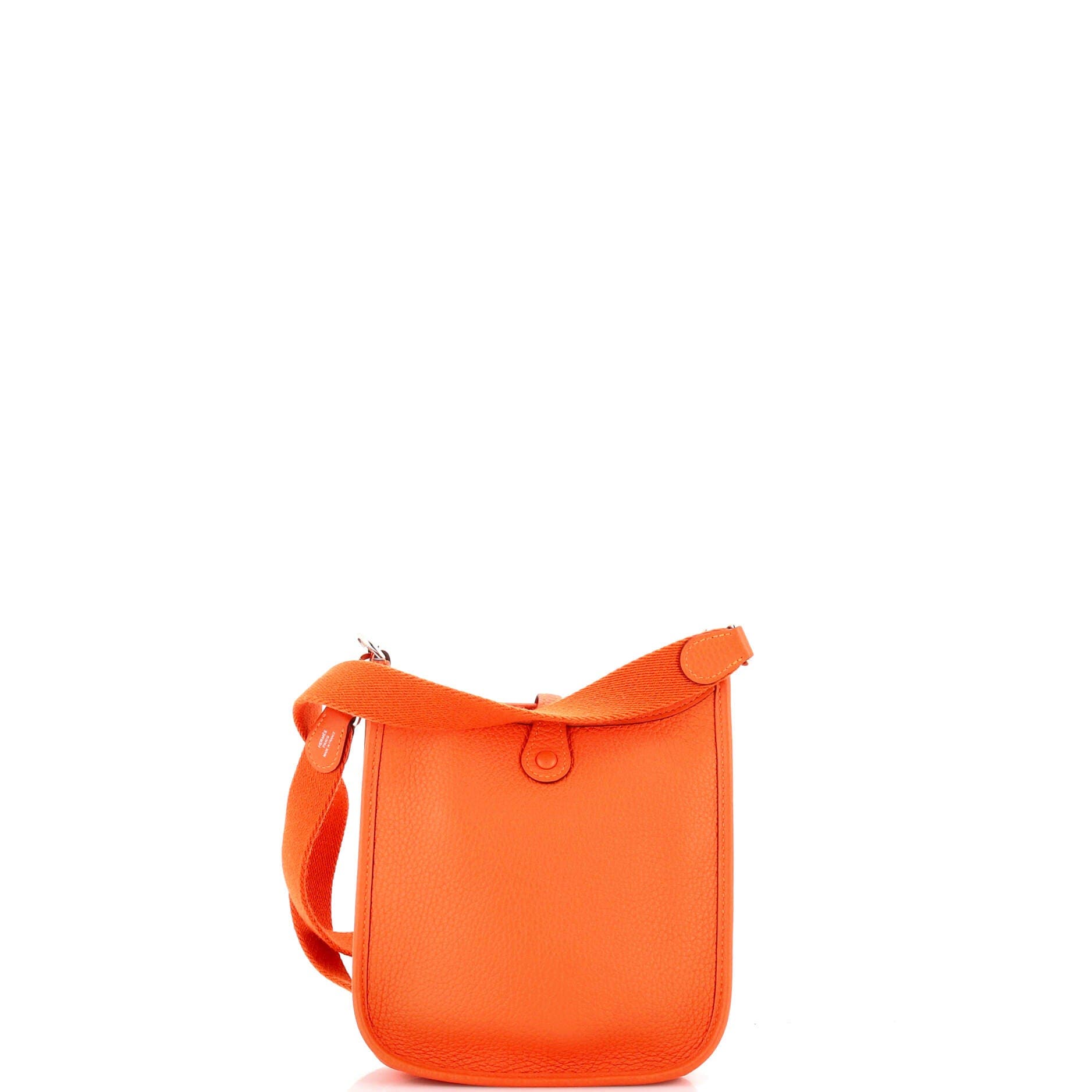 Pre-Owned Hermes Evelyne Bag Gen III Clemence TPM, Alternate, color, Feu