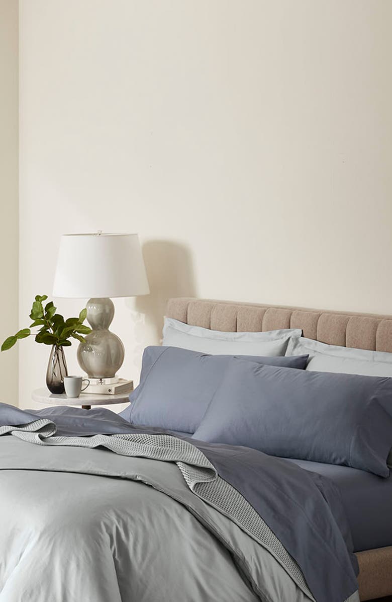 Boll & Branch Set of 2 Signature Hemmed Pillowcases, Alternate, color, Mineral