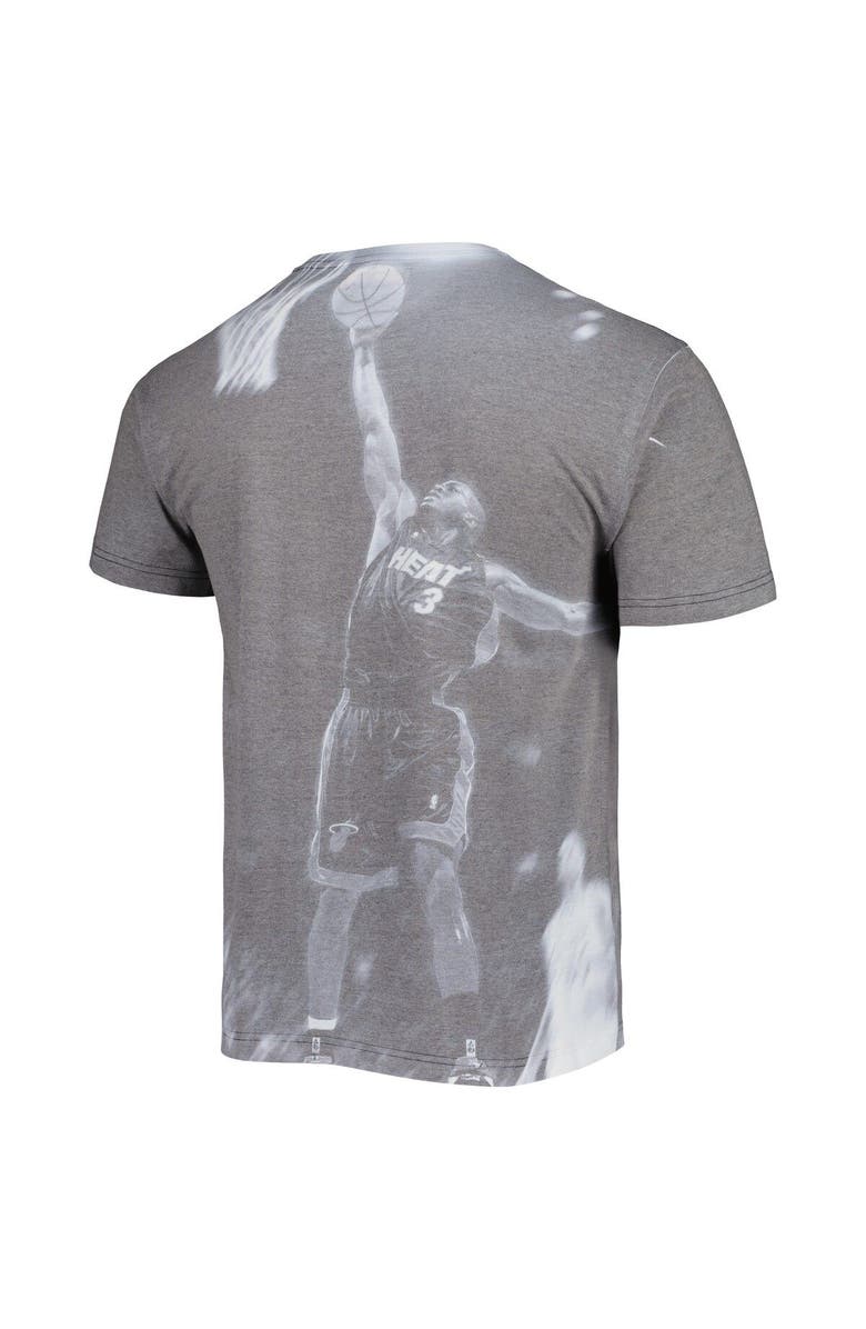 Mitchell & Ness Men's Mitchell & Ness Dwyane Wade Heather Gray Miami Heat Above The Rim T-Shirt, Alternate, color, Gray