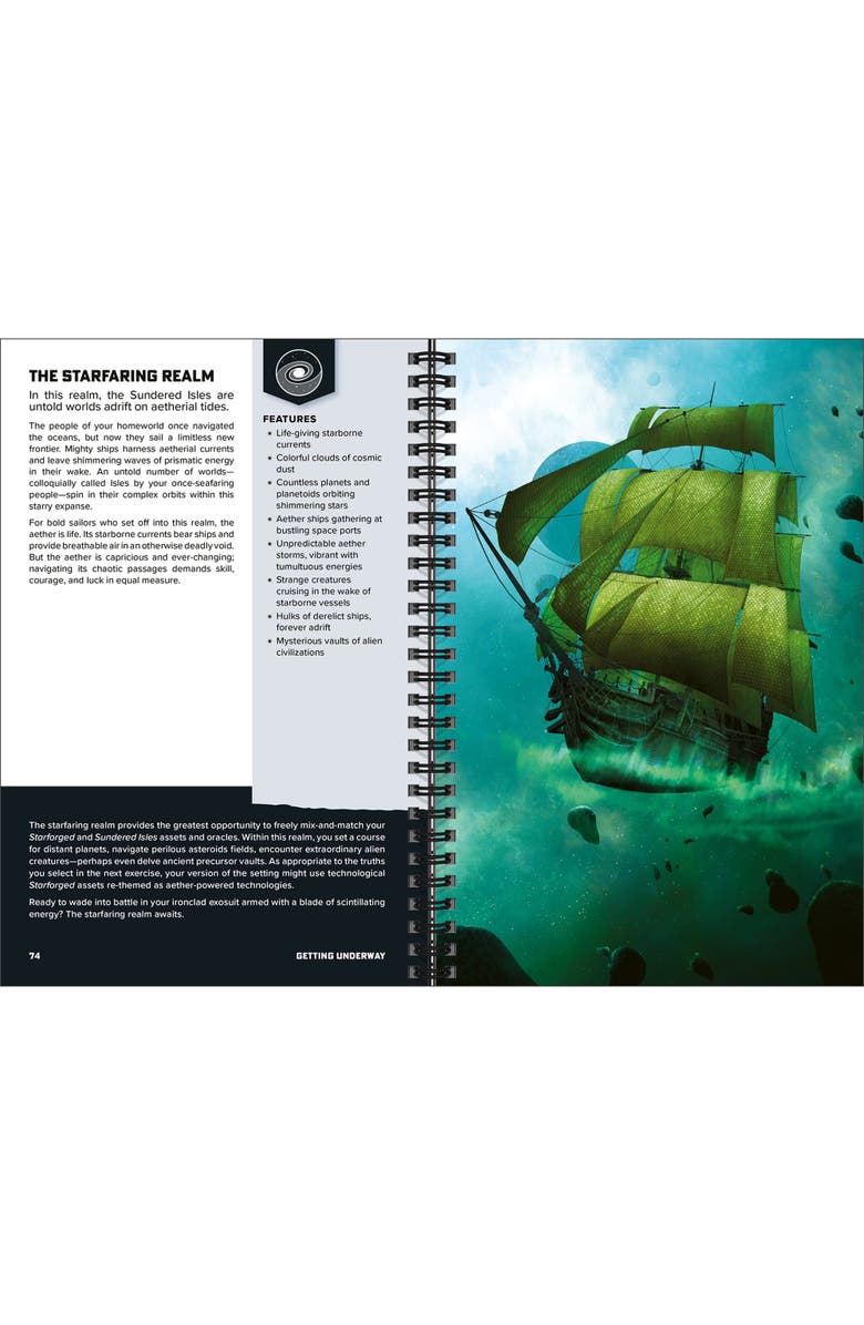 Modiphius Entertainment Ironsworn Starforged Sundered Isles Guidebooks Bundle, Alternate, color, 