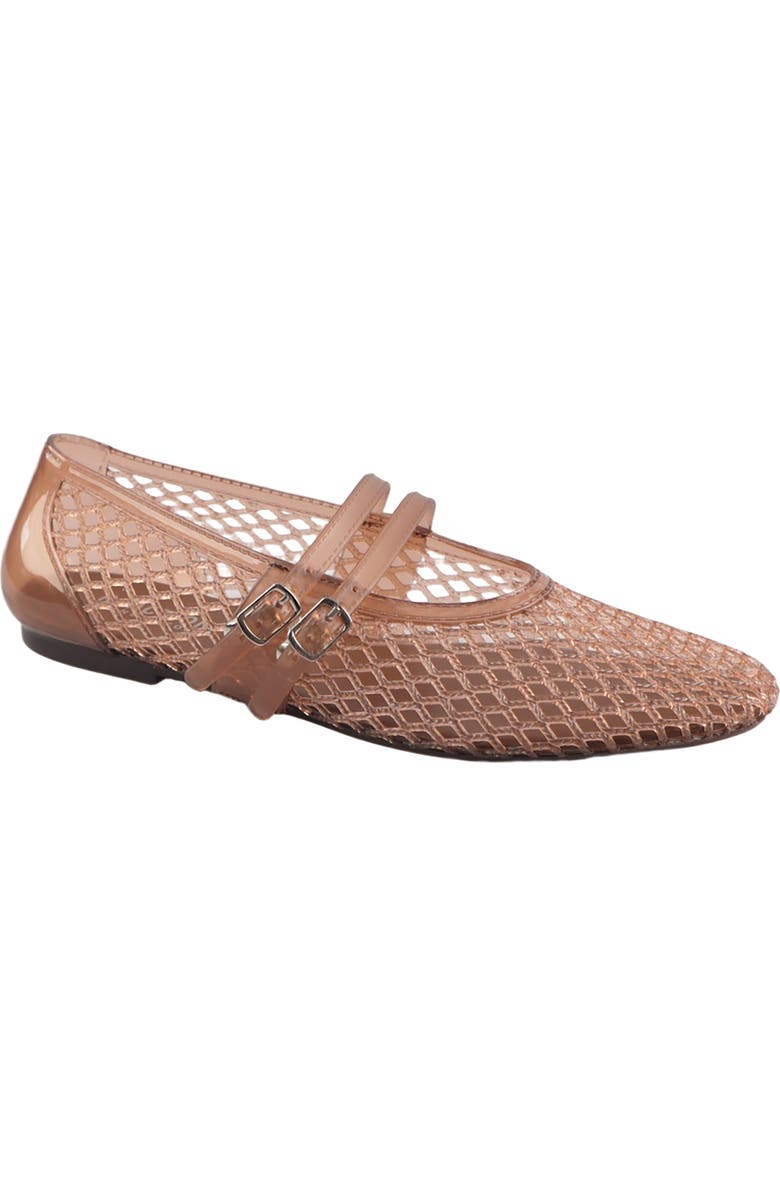 Reaction Kenneth Cole Malibu Mesh Mary Jane Flat, Main, color, Chocolate
