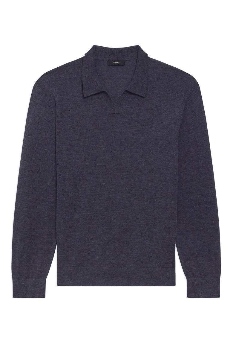 Merino Wool Johnny Collar Sweater, Alternate, color, NEW PESTLE MELANGE - 1JY