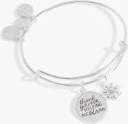 Alex and Ani Thank You For Helping Me Bloom' Charm Bangle