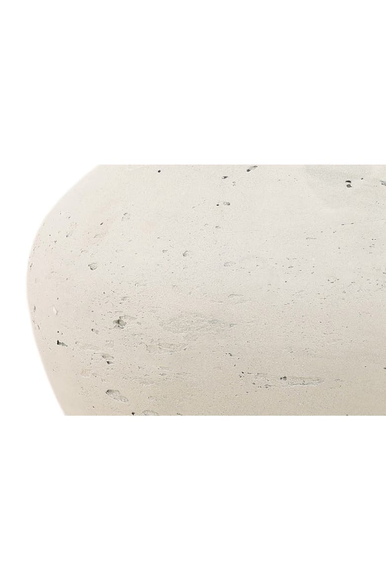 Selene Cement Outdoor Vase, Alternate, color, Antique White - Medium