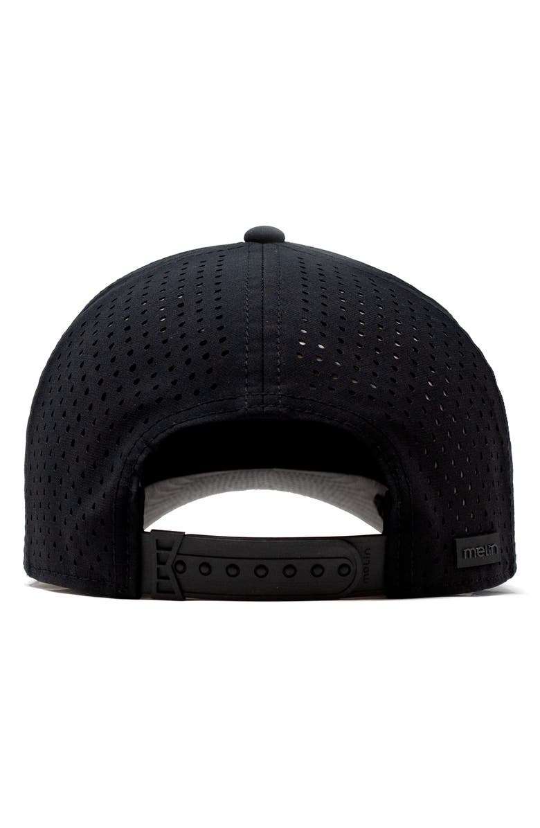 Melin Odysea Stacked Hydro Performance Snapback Hat, Alternate, color, Black