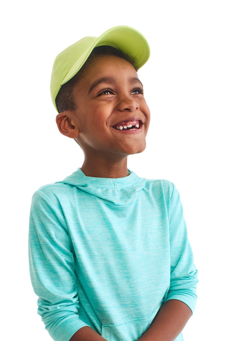 Kids Staycool Stretch Baseball Cap, Alternate, color, Lime