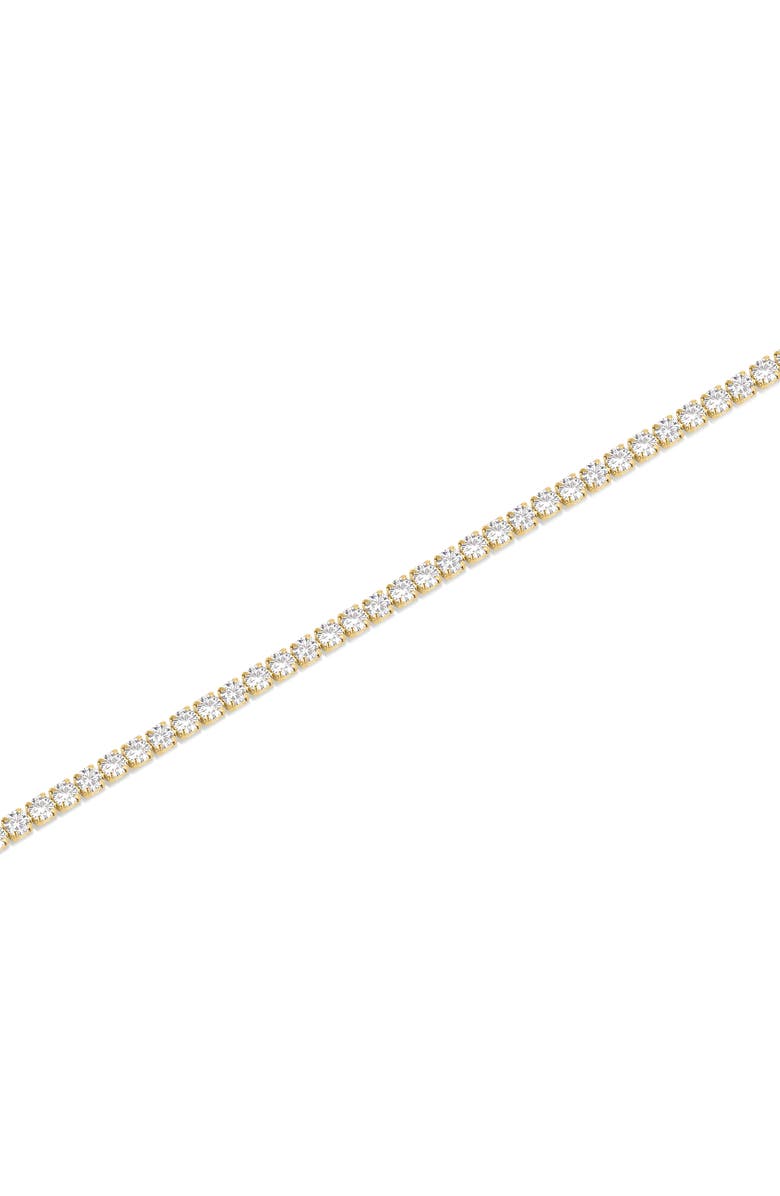D.LOUISE Cubic Zirconia Tennis Bracelet, Alternate, color, Gold