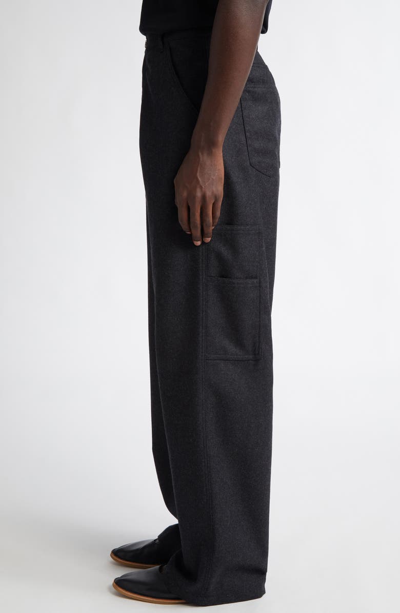 Dries Van Noten Pickerby Straight Leg Wool Pants, Alternate, color,