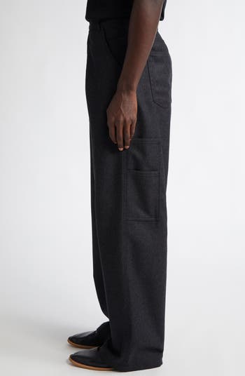 送関込【Dries Van Noten】Tailored wool pants ウールパンツ 送料込】Dries Van Noten ウール ストレート パンツ (Dries Van