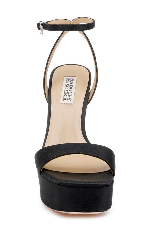 Badgley Mischka Collection Caia Ankle Strap Platform Sandal