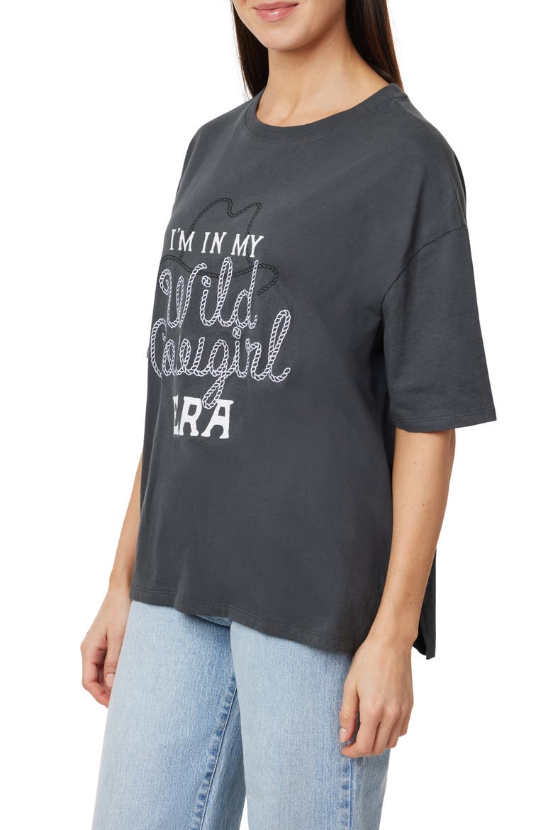 The Oversize Graphic T-Shirt, Alternate, color, BLACK OYSTER COWBOY