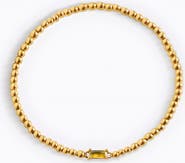 Mint & Lily Gold Beaded Birthstone Bracelet