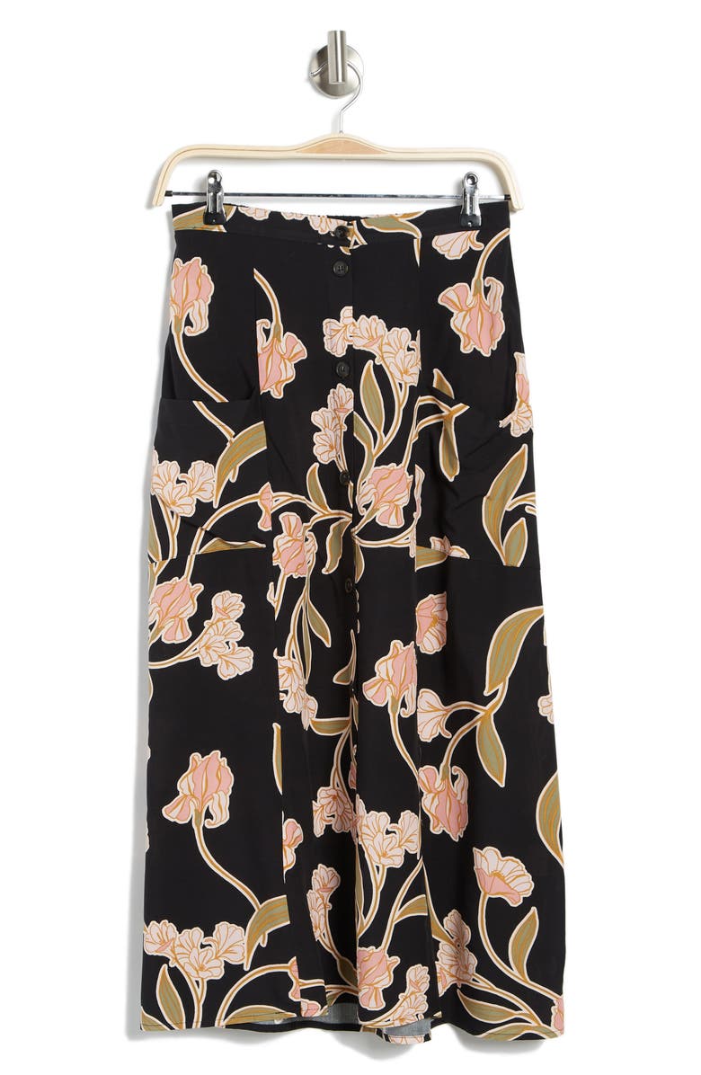 DR2 by Daniel Rainn Daniel Rainn Floral Midi Skirt, Alternate, color, 