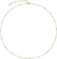Monica Vinader 14K Gold Beaded Chain Necklace
