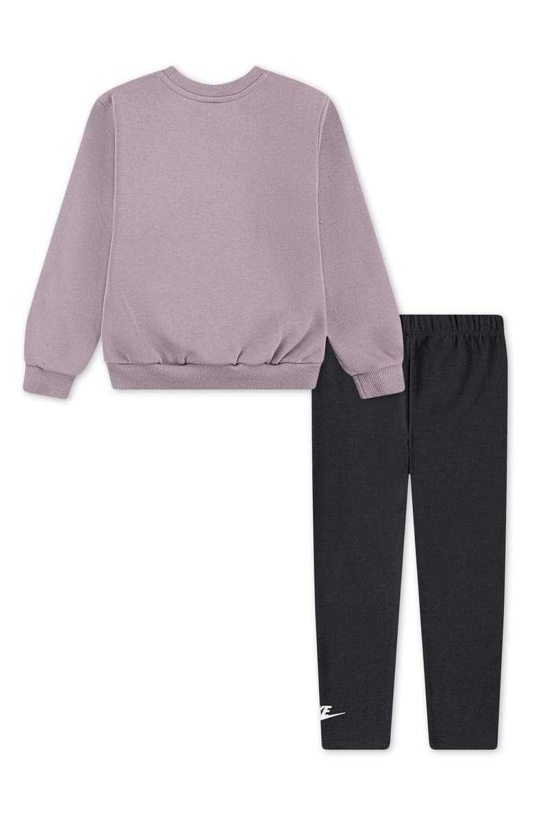 Nike Kids' Crewneck Sweatshirt & Leggings Set, Alternate, color, Dark Smoke Grey