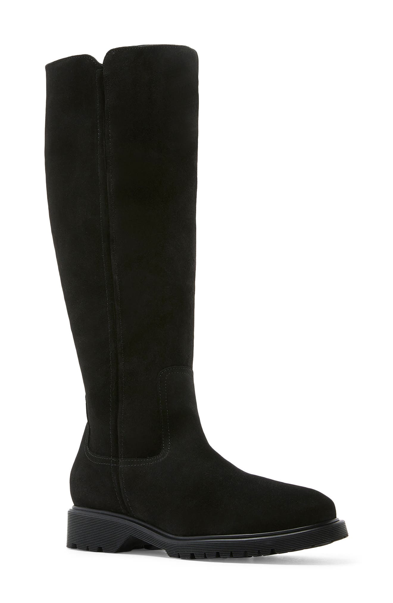La Canadienne Harry Waterproof Knee High Boot, Main, color, Black Suede