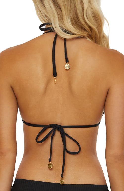 Isabella Rose Mallorca Triangle Bikini Top In Black