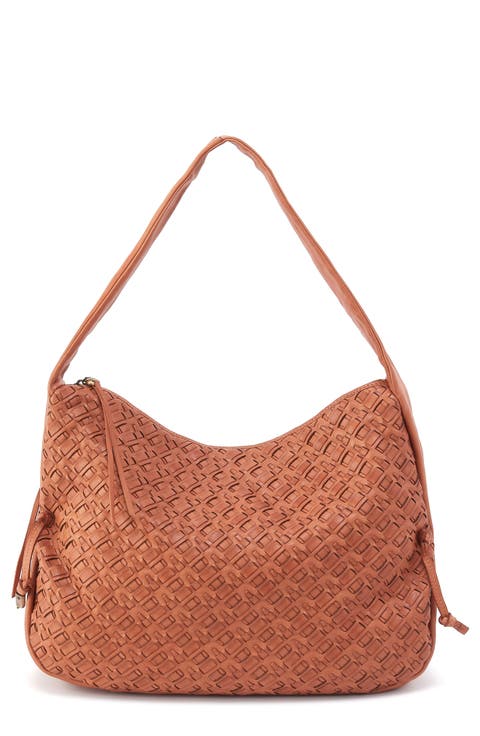 Kori Woven Leather Hobo
