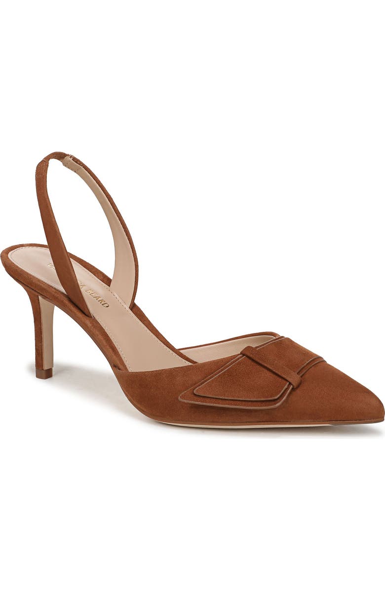 Veronica Beard Lisbeth Slingback Pointed Toe Pump, Main, color, Hazelwood