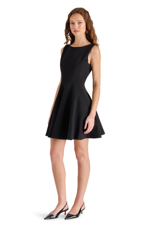 Steve Madden Nili Fit & Flare Minidress In Black