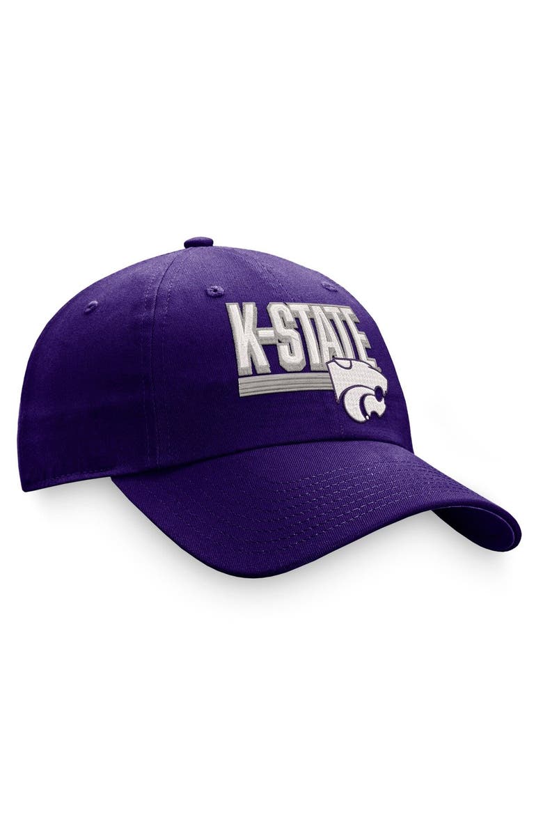 TOP OF THE WORLD Men's Top of the World Purple Kansas State Wildcats Slice Adjustable Hat, Alternate, color, 