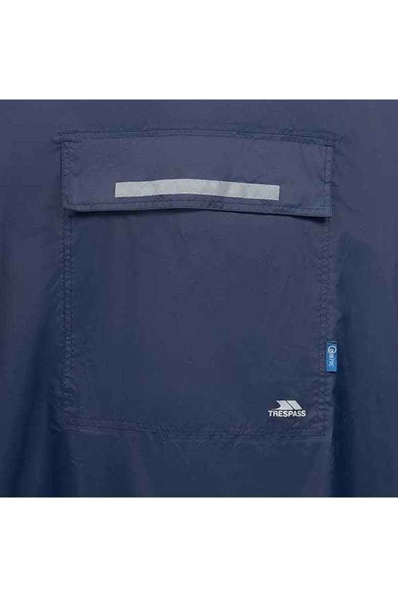 QikpacGender Inclusive Hooded Waterproof Packaway Poncho, Alternate, color, Navy