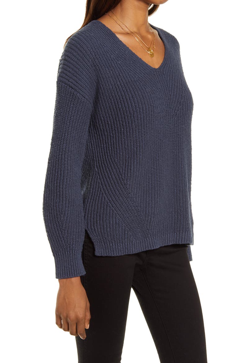 Ridgeton Pullover Sweater, Alternate, color, DARK BALTIC
