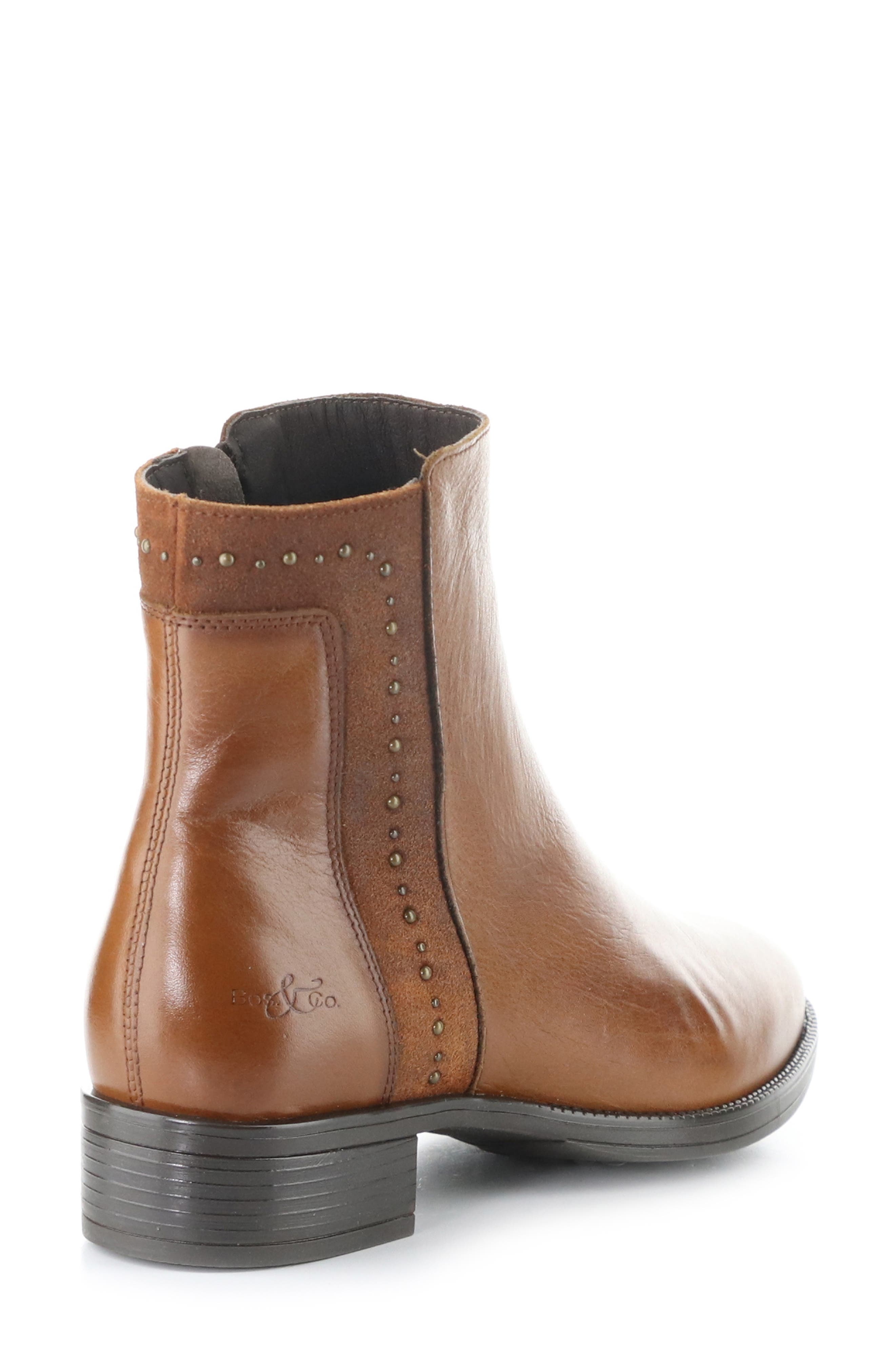 Bos. & Co. Axis Waterproof Bootie, Alternate, color, Rich Tan/ Nut