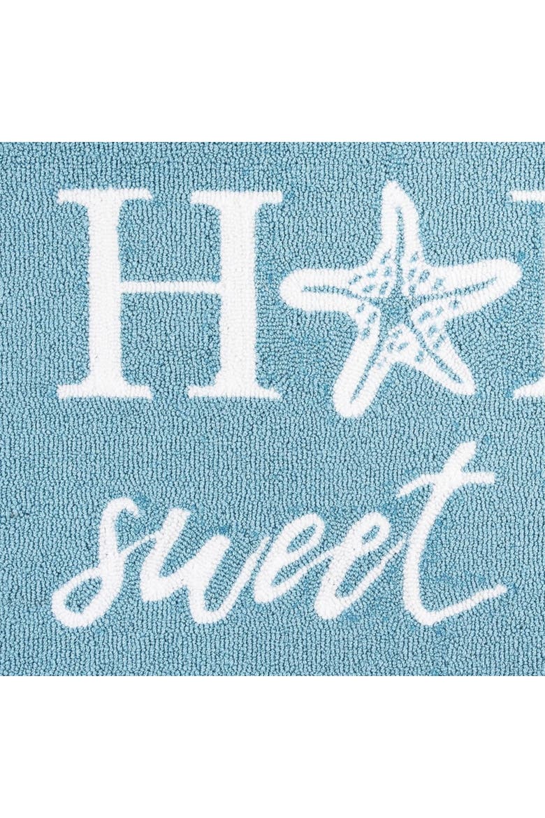 1'10" x 2'10" Home Sweet Home Rug, Alternate, color, Blue