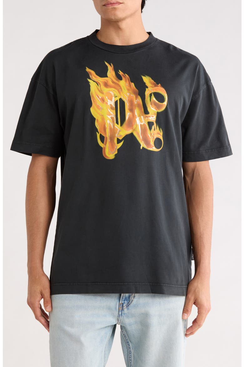 Blaze Logo Graphic T-Shirt, Main, color, BLACK GOLD