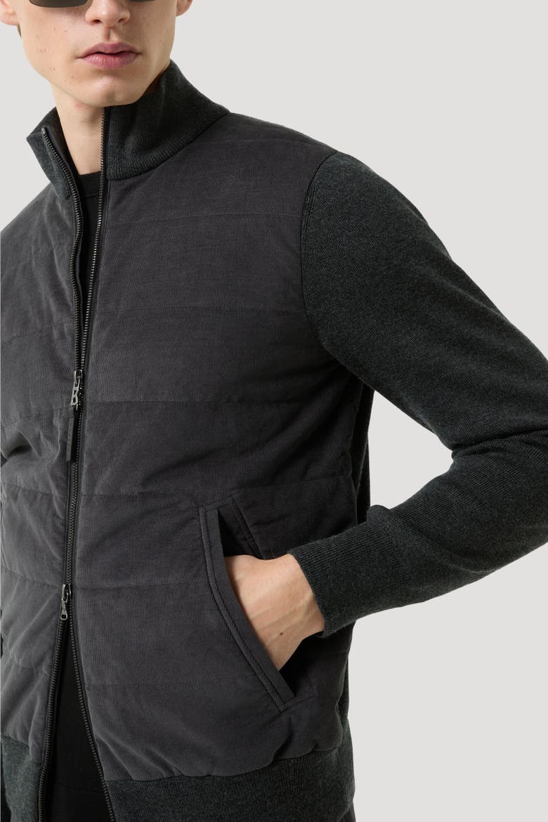Zisco Hybrid Knit Jacket, Alternate, color, Anthracite
