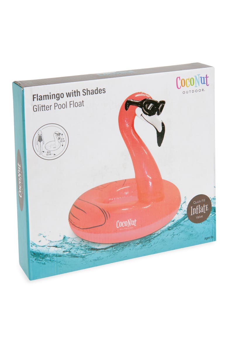 Flamingo Shades Pool Float, Main, color, PINK