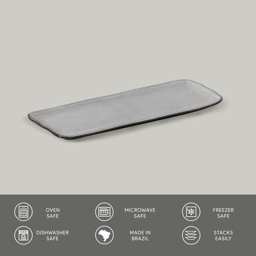 Porto Brasil Rectangular Platter Small Set Of 4 In Brown