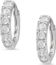 Lily Nily Kids' Cubic Zirconia Hoop Earrings