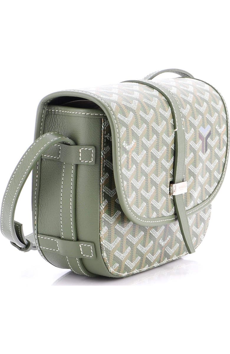 Pre-Owned Goyard Belvedere II Messenger Bag Coated Canvas PM, Alternate, color, Green
