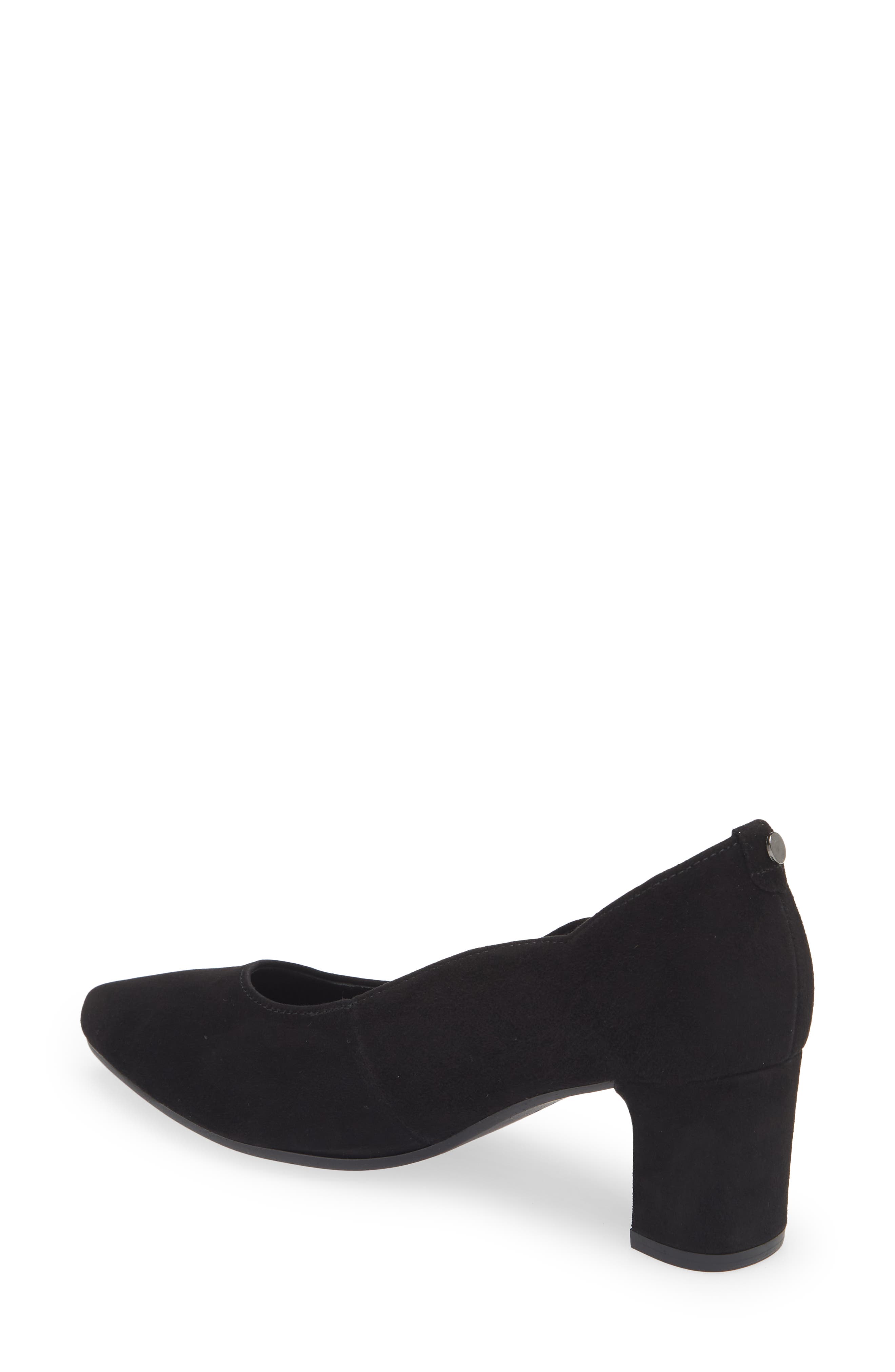 Gabor Scallop Pump, Alternate, color, Black